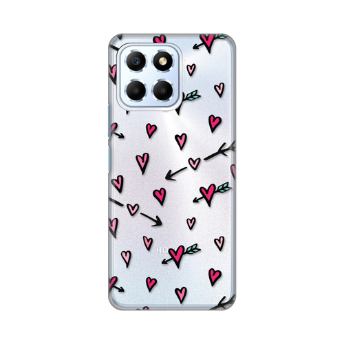 Torbica Silikonska Print Skin za Honor X6 Heart Pattern slika 1