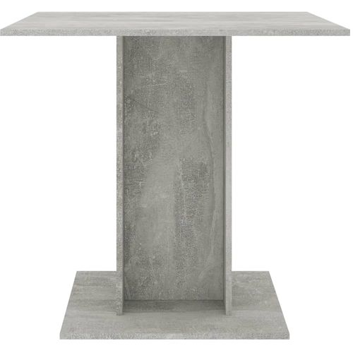 Blagovaonski stol siva boja betona 80 x 80 x 75 cm od iverice slika 15