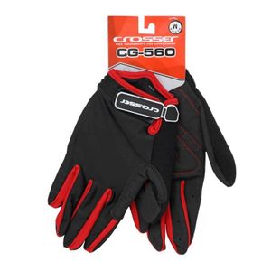 Crosser rukavice CG-560 Long finger - L veličina - crno/crvene