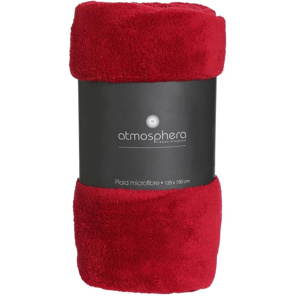 Atmosphera deka 150x125x1cm poliester crvena slika 2