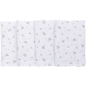 BUBABA BY FREEON tetra krpice muslin 4/1 40x40cm white 84485