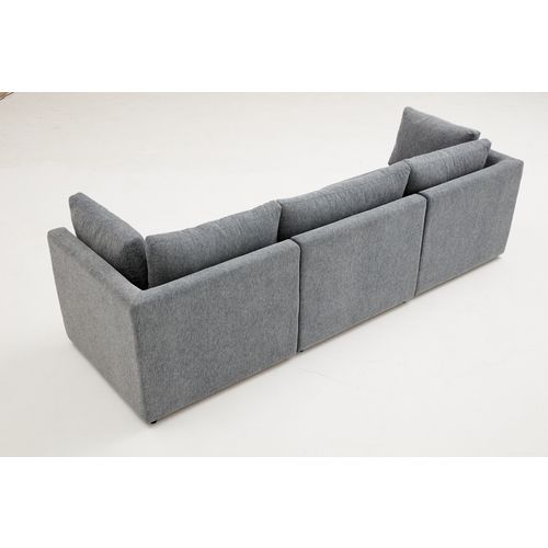 Ugaona Sofa Mottona - Siva slika 4