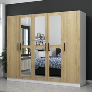 Kale - 2713 Walnut Wardrobe