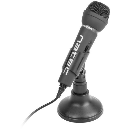 Mikrofon Natec NMI-0776 ADDER Dynamic 3.5mm crni slika 2