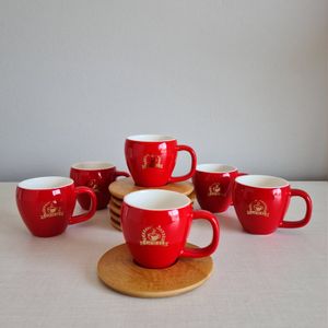 Šolja SET ESPRESSO 6/1 B001 - Red - N02