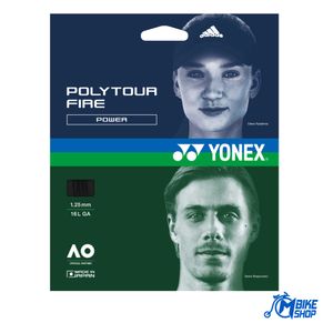 Yonex Teniska žica Poly Tour Fire 125 Set, Black