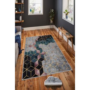 Conceptum Hypnose  HMNT774 Multicolor Hall Carpet (80 x 300)