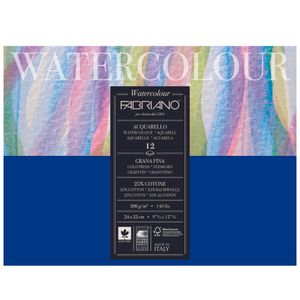 Blok FABRIANO Watercolor Gf 24X32 300G 12L 17312432