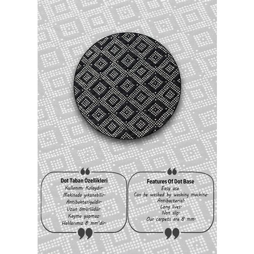 Antoryum Circle Djt 80 Multicolor Bathmat slika 2