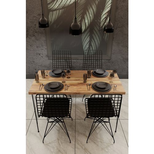 Hanah Home Nmsymk001  Oak
Black Table & Chairs Set (5 Pieces) slika 2
