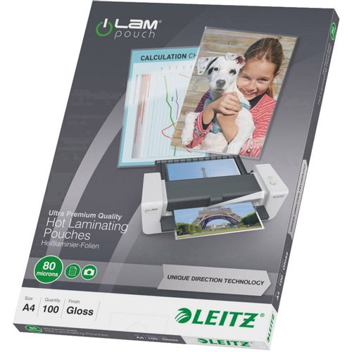 Leitz folija za laminiranje DIN A4 80 micron sjajna  100 St. slika 5