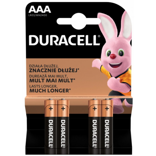 Duracell AAA PAK4 CK, 1.5V LR3 MN2400, ALKALNE baterije duralock slika 2