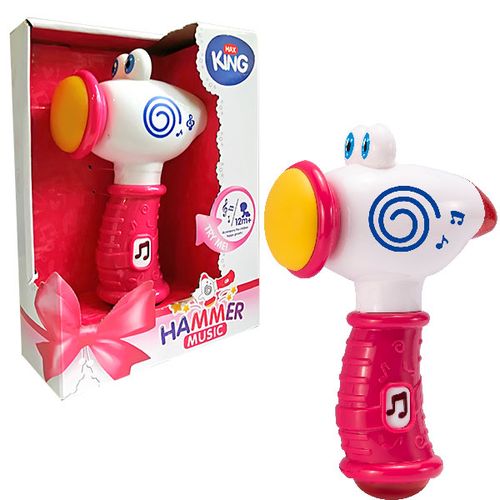 Good Toys Baby Muzički Čekić Roze slika 1