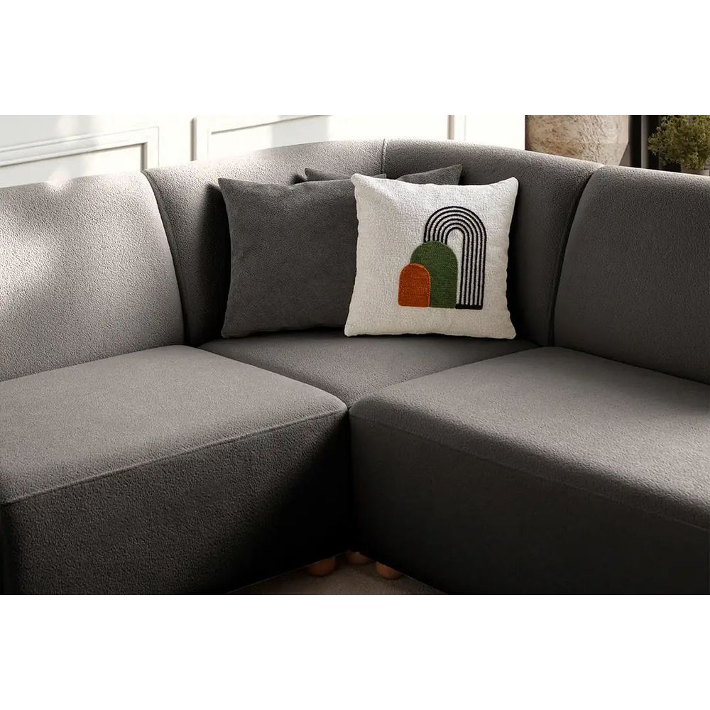 Ugaona Sofa S-Loft Desna - boja: antracit slika 7
