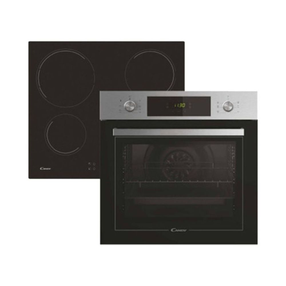 Candy Ugradbeni set PCT25CXCH64CCB - Ventilatorska rerna i staklokeramička ploča slika 1