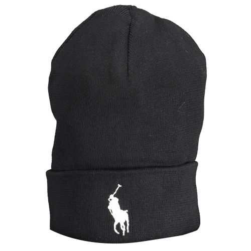 RALPH LAUREN BLACK MEN'S BEANIE slika 1