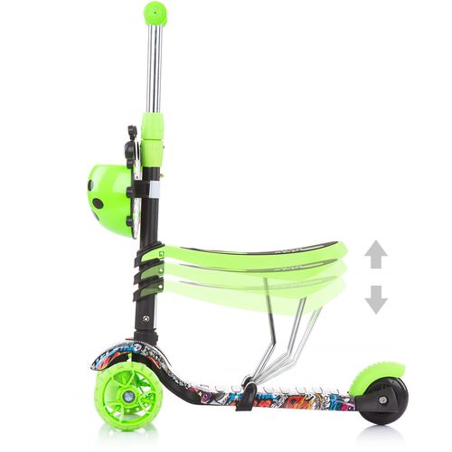 Romobil / guralica Kiddy Evo green graffiti  slika 3