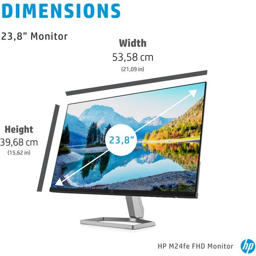 HP M24fe Monitor 23.8" slika 7