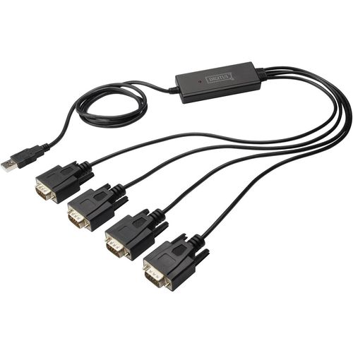 Digitus USB 1.1, serijsko sučelje priključni kabel [1x muški konektor USB 2.0 tipa a - 4x 9-polni muški konektor D-Sub] slika 4