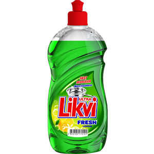 Likvi Ultra deterdžent za ručno pranje suđa Fresh Lemon 450ml