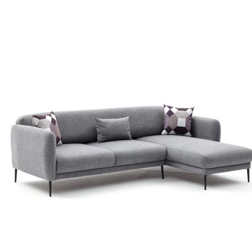 Atelier Del Sofa Kutna garnitura na razvlačenje, Sivo, Venus R - Grey slika 7