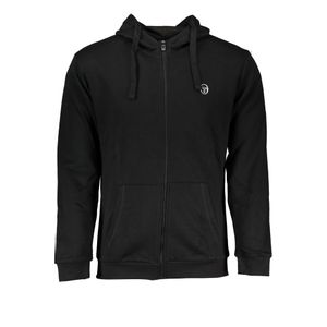 SERGIO TACCHINI MEN'S BLACK ZIP SWEATSHIRT