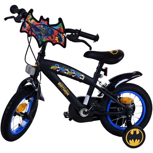 Volare dječji bicikl Batman 12" s dvije ručne kočnice crni slika 9