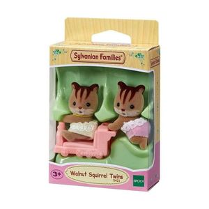 Ec5421 Sylvanian Walnut Squirrel Twins