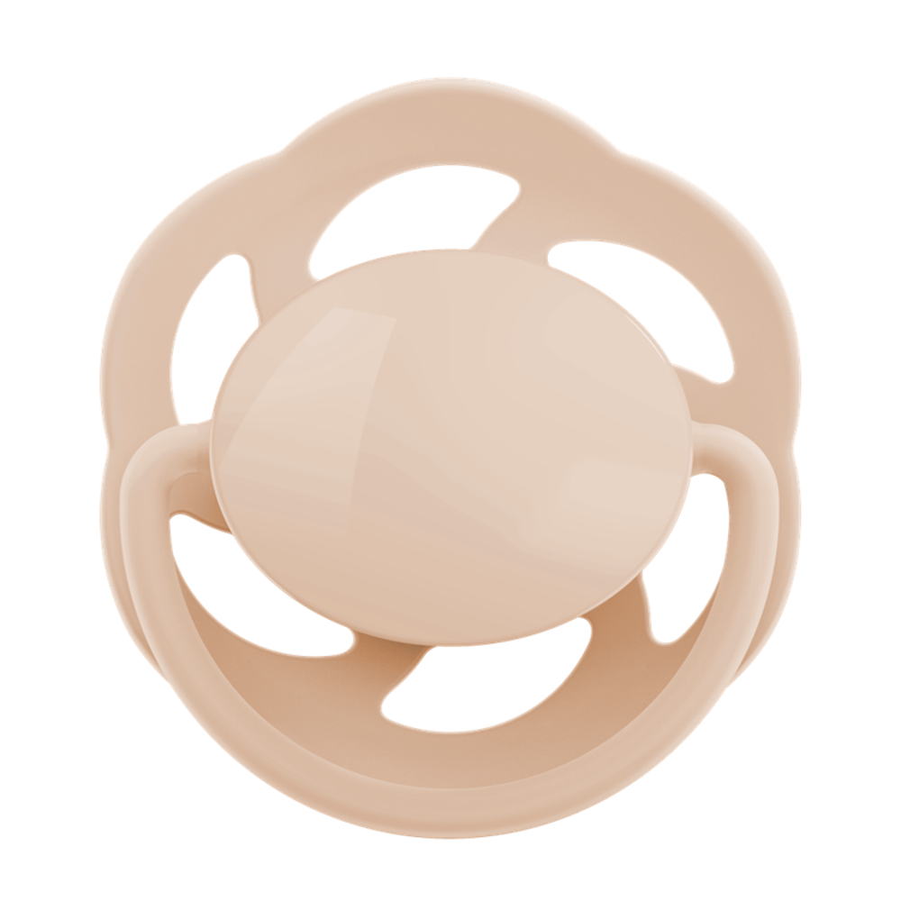 nip® Duda varalica Cherry Newborn 0-2mj Latex, 2kom Roza/Krem slika 2