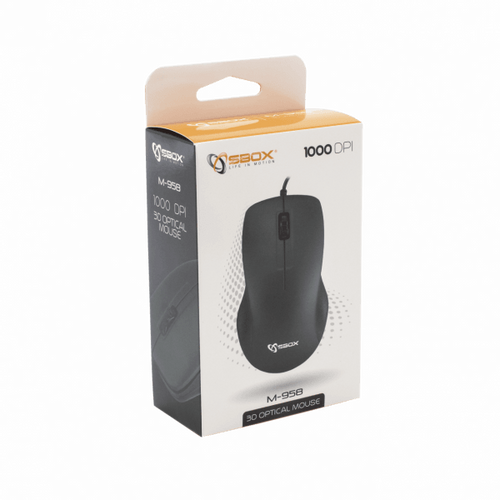 S BOX M 958 Black Mis, Opticki USB slika 4