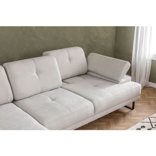 Atelier Del Sofa Kutna garnitura, Bež, Mustang Large Left - Beige slika 5