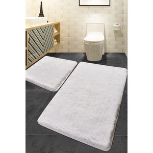 Colors of - Ecru Ecru Bathmat Set (2 Pieces)