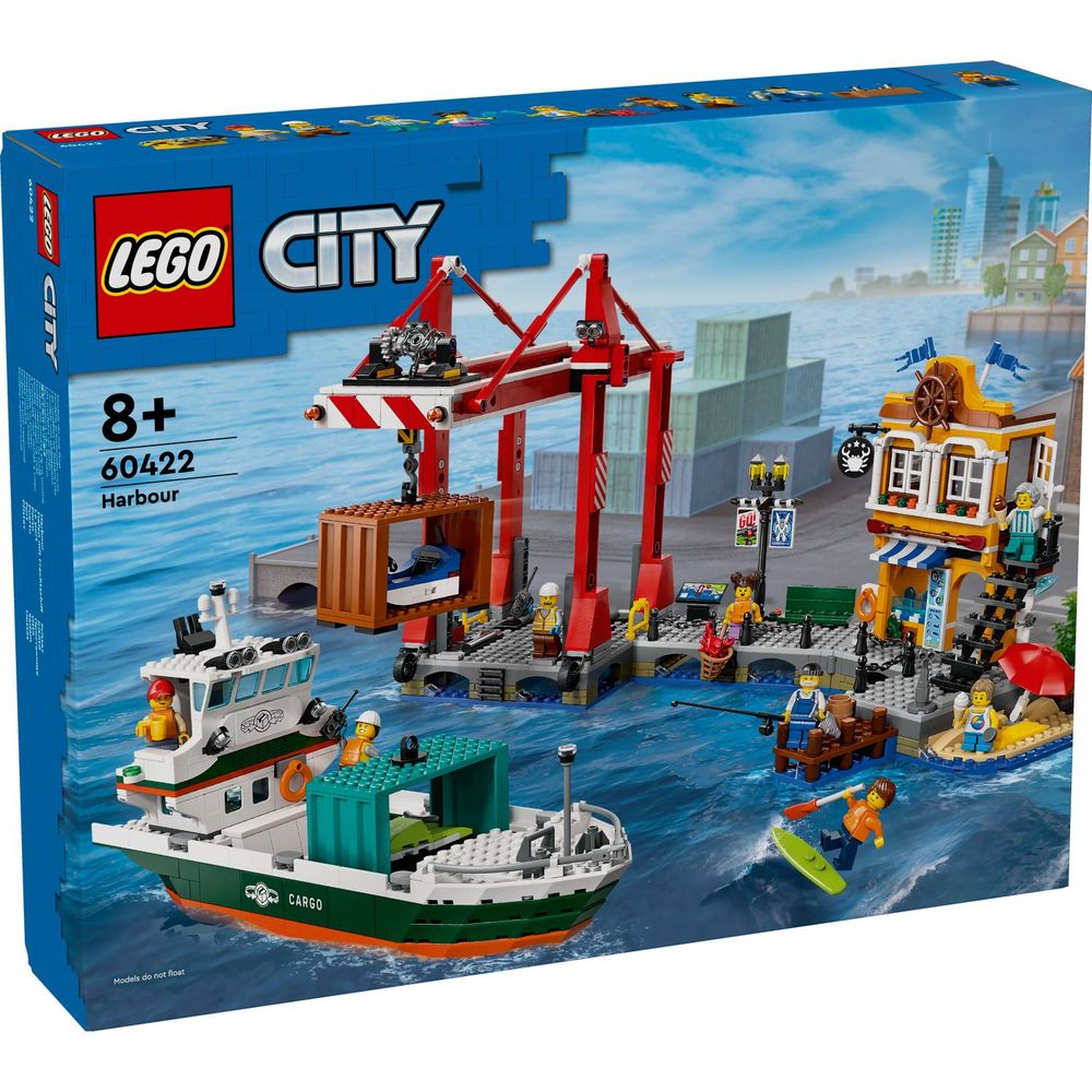 LEGO 60422 Luka i teretni brod slika 1