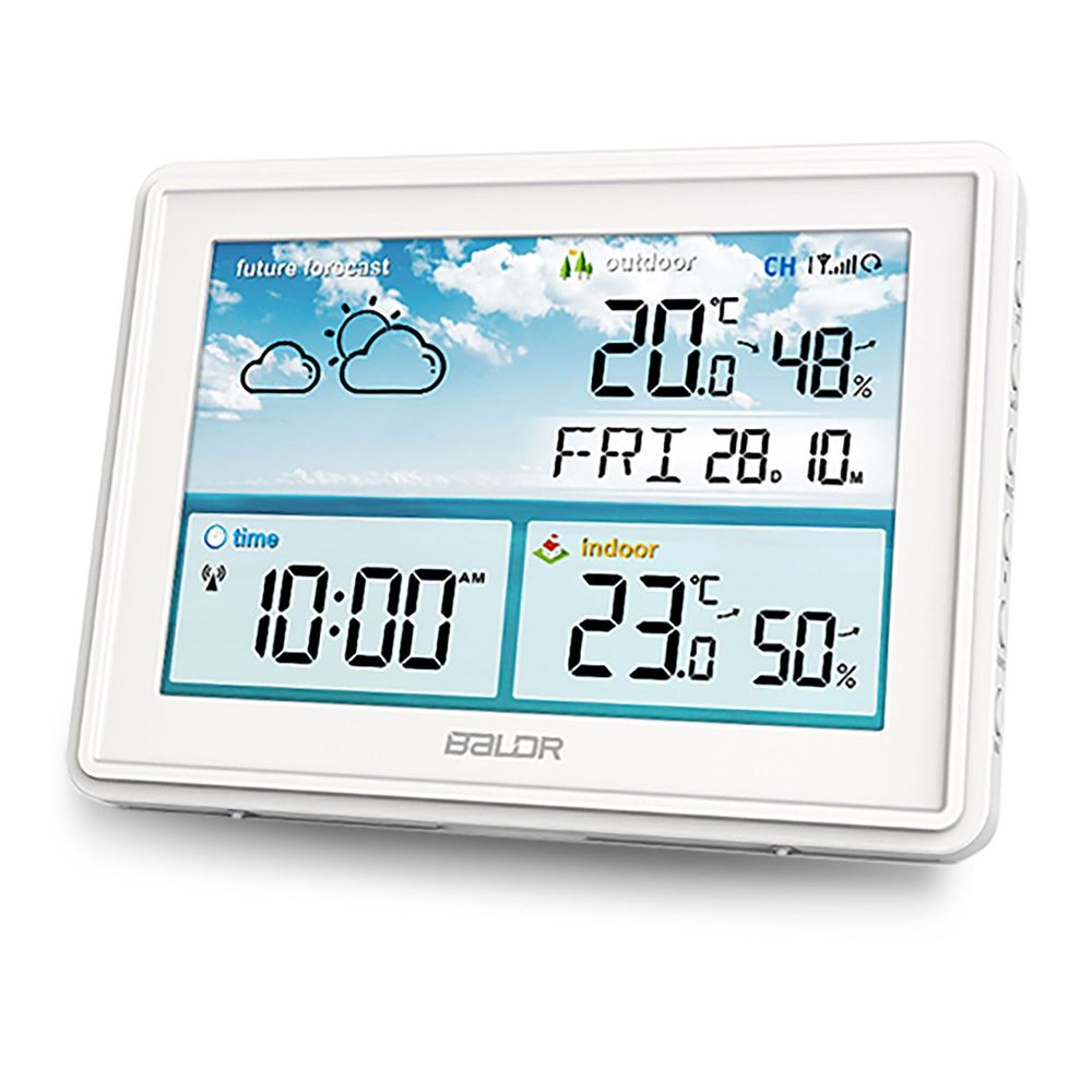 Meteorološka stanica s zaslonom BD-909 bijela slika 3