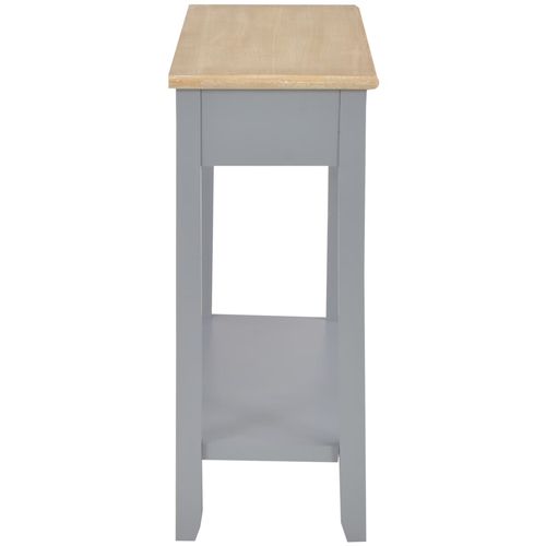 Konzolni stol sivi 110 x 35 x 80 cm drveni slika 36