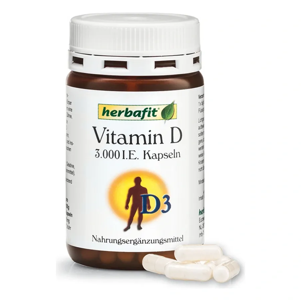 Krauterhaus Sanct Bernhard Vitamin D3 3000 IU Kapsule dodatak ishrani za imunitet i kosti 120 kom slika 1