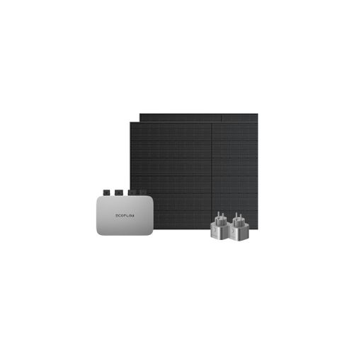 EcoFlow PowerStream Solarni Balkonski Set – Mikroinverter 800W + Baterija 2kWh + 2x400W Solarni Rigidni Panel slika 2