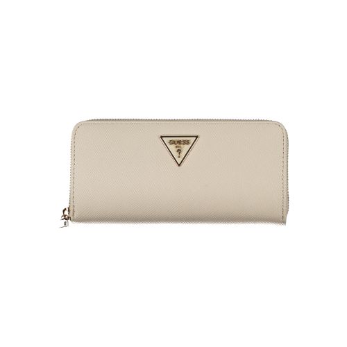 GUESS JEANS WOMEN'S WALLET BEIGE slika 1