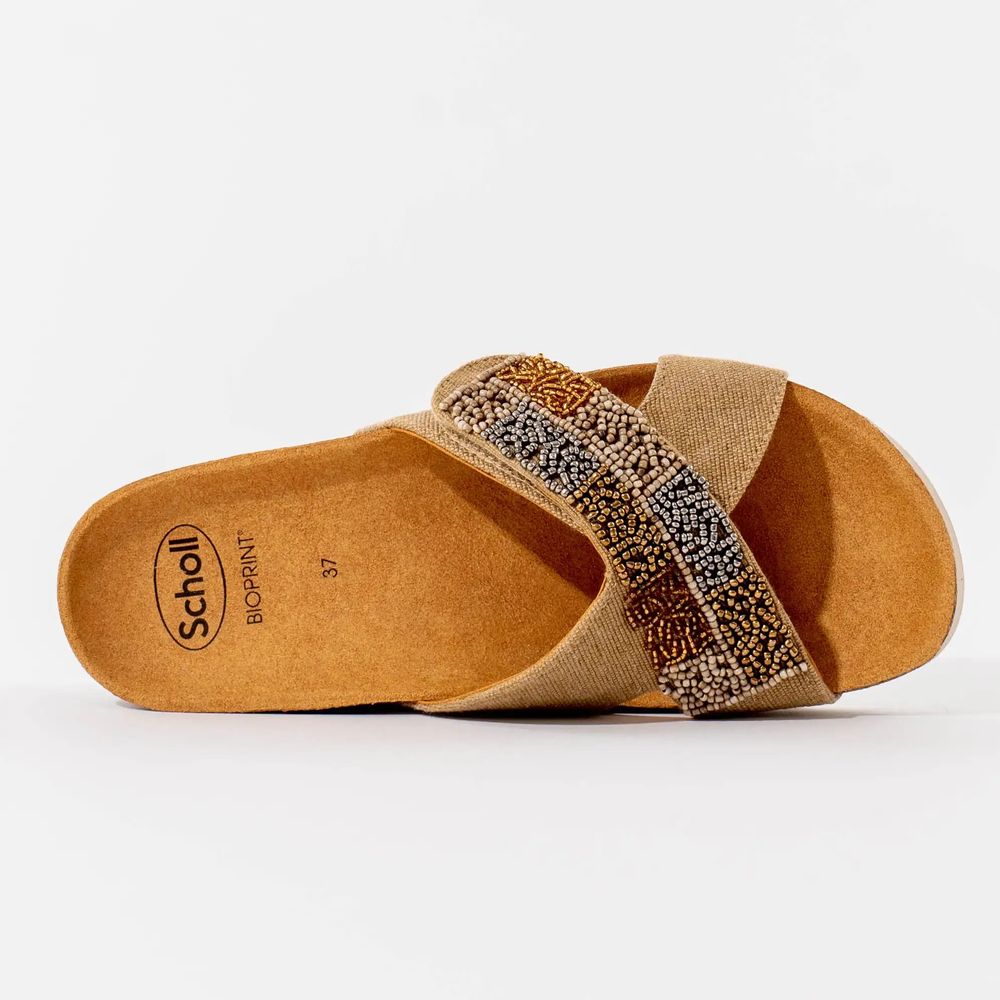 Scholl Ženske papuče La Serena Strap, Sand slika 1