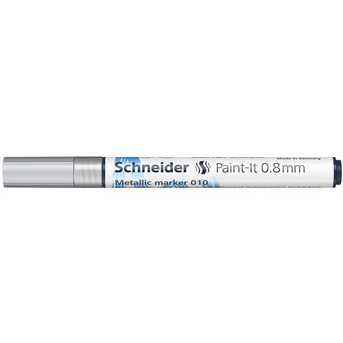 SCHNEIDER Flomaster Paint-It metalik marker  010, 0,8 mm, srebrni slika 1