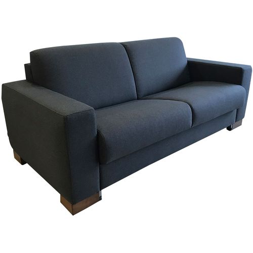 Kansas - Black Black 3-Seat Sofa-Bed slika 1