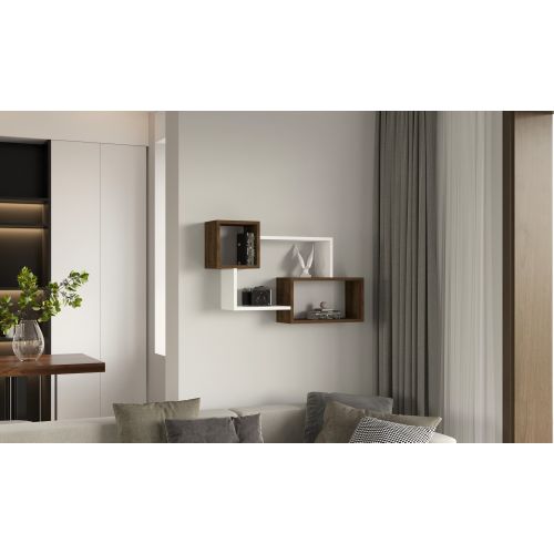 Afro - Walnut White
Walnut Wall Shelf slika 2