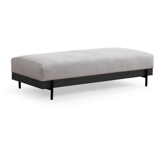 Atelier Del Sofa Tabure, Eti Black Pouffe - Grey slika 1