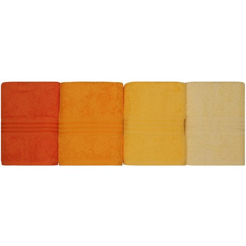 Colourful Cotton Set ručnika BELLA, 50*90 cm, 4 komada, Rainbow - Yellow slika 3