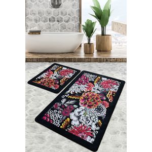 Set Kupatilskih Prostirki Floreale Djt Multicolor (2 Komada)