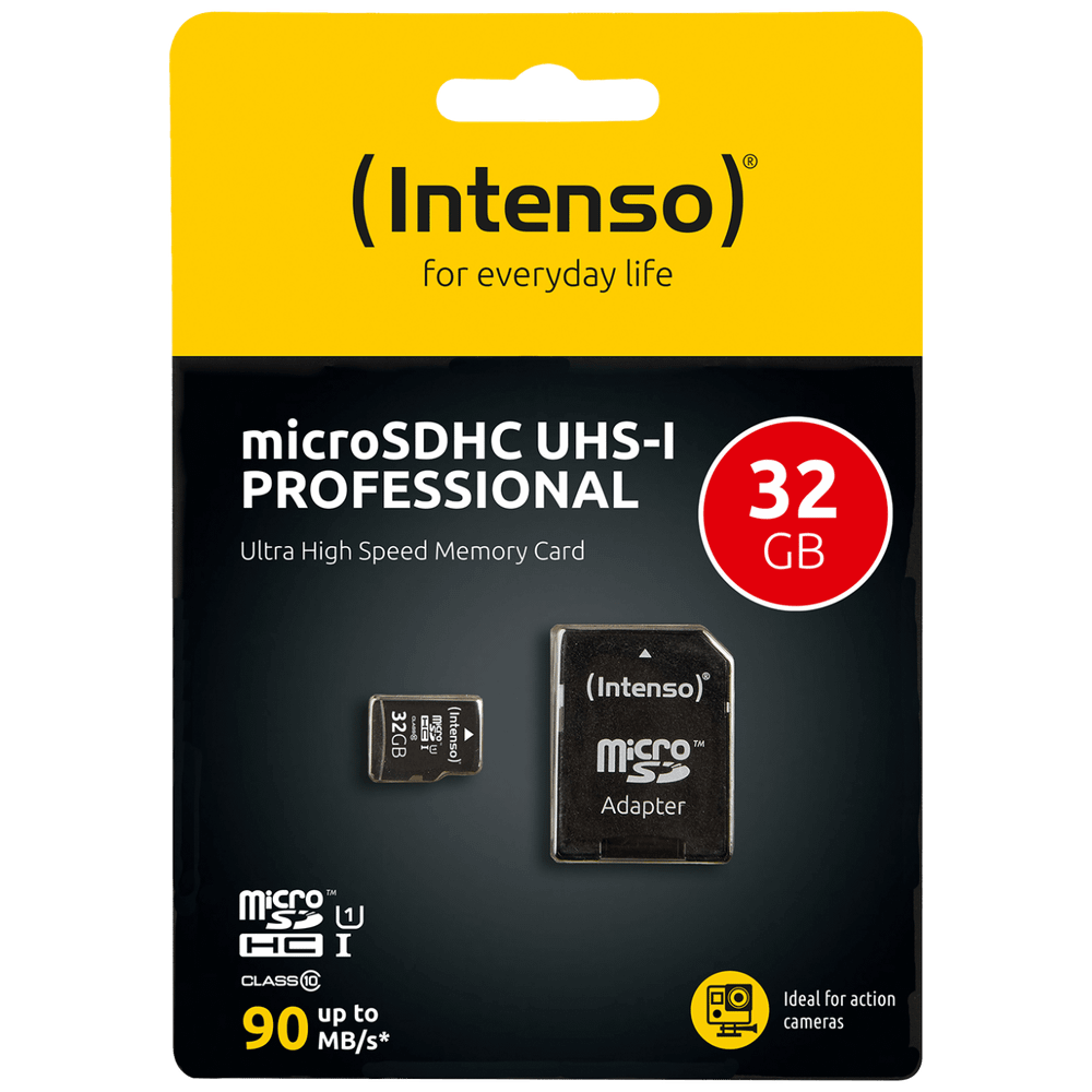 (Intenso) Micro SDHC/SDXC kartica 32GB Class 10, UHS-I +adapter, Pro - MicroSD 32GB Class10 UHS-I Pro slika 1