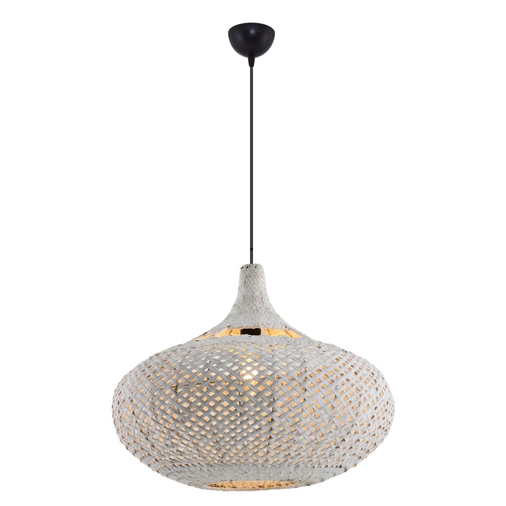 Luster Bijeli 4461-16-01 sa Ratan Kapom slika 2
