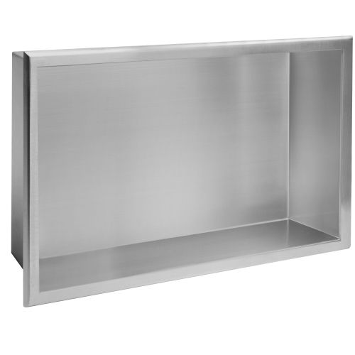 bathroom shelf 30x45 steel brush slika 7