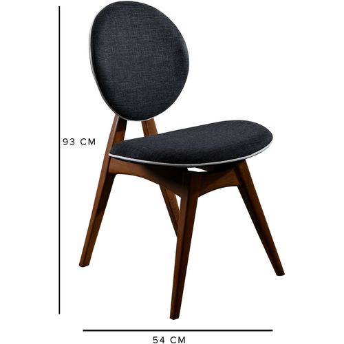 Woody Fashion Set stolica (2 komada), Touch v2 - Anthracite slika 6