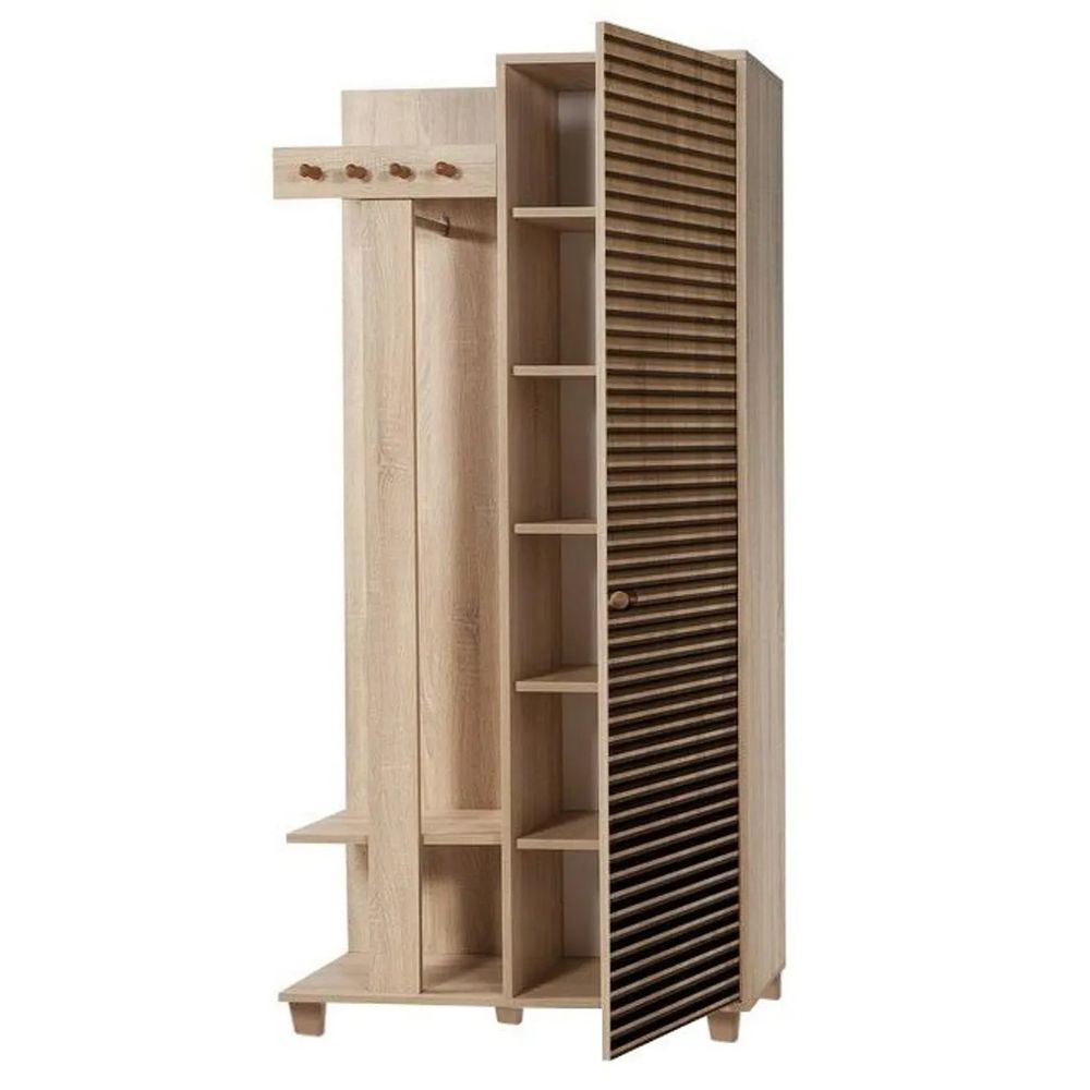 Hall Stand Garmanto 90 - 220, boja / nijanse sonoma hrasta slika 6